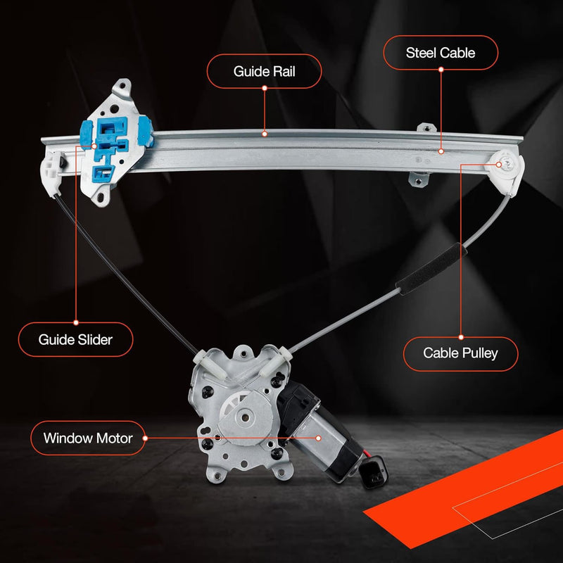 Front Left Right Power Window Regulator Motor for Mitsubishi Outlander 03 06