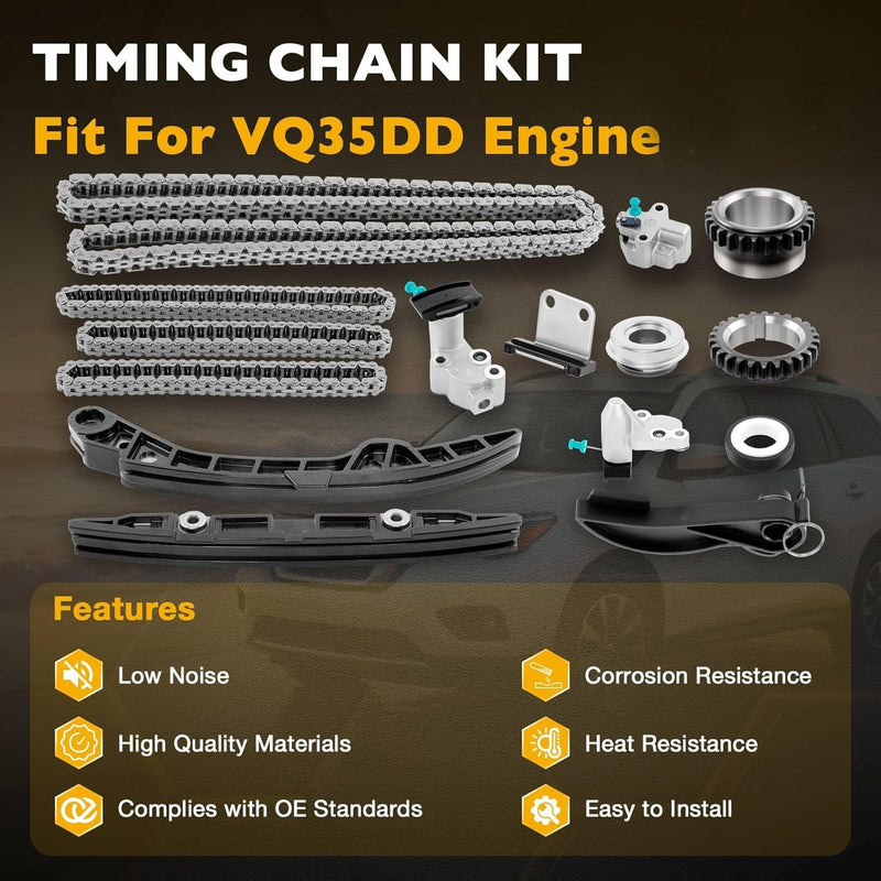 Timing Chain Kit for Nissan Pathfinder Infiniti QX60 2017 2024 3.5L V6 VQ35DD