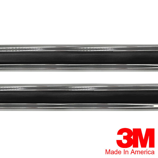 DURAFORCE 7/8 in Black Chrome Side Body Trim Molding Vintage Style
