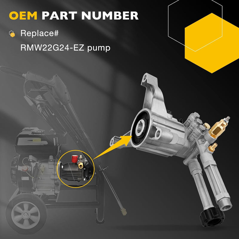2400 PSI Pressure Washer Pump 7/8 Shaft for AR RMW22G24EZSX Left Handed