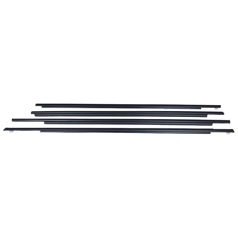 Front Rear Door Belt Moulding Weatherstrips for Toyota Prius 2004 2009