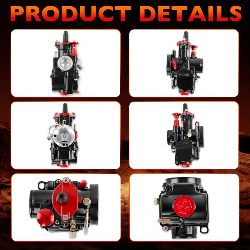 PWK 24mm Racing Carburetor Kit for Dirt Bike ATV Scooter Pit Bike 50cc 70cc 80cc
