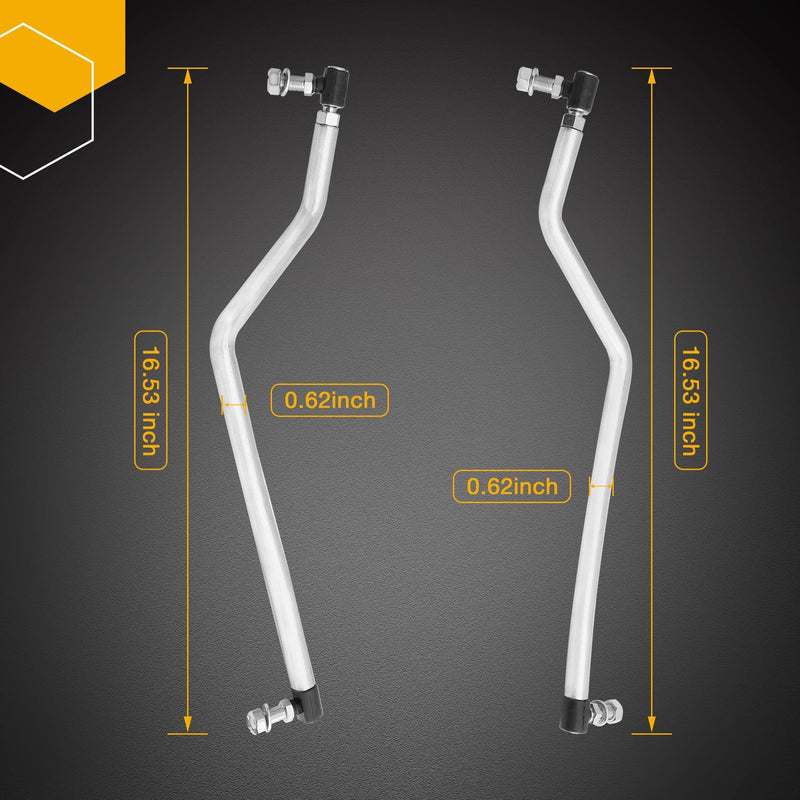 Adjustable LH RH Steering Drag Link Set For Craftsman Husqvarna 436885 436884