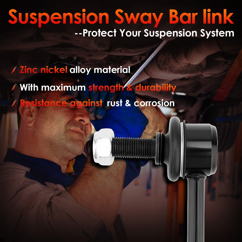 Rear Sway Bar End Links Kit for Chevy GMC Cadillac Hummer 2000 2020 2X