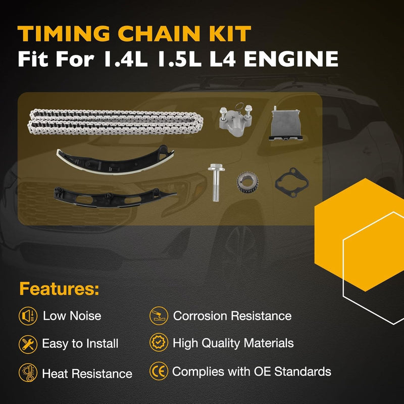 1.4 1.5 Timing Chain Kit for Chevy Cruze Equinox GMC Terrain Buick Encore 16 21