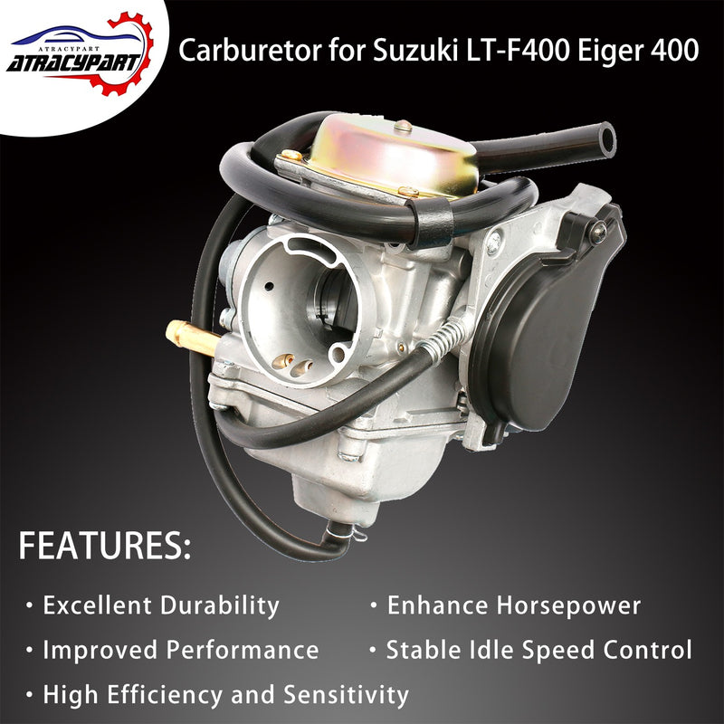 1320038F40 Carburetor For Suzuki Eiger 400 LTA400 LTF400 2002 2007 2X4 4X4