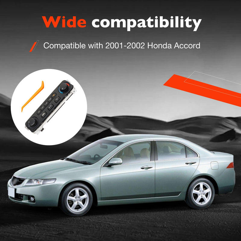 Heater AC HVAC Climate Control Module Panel Switch for Honda Accord 2001 2002