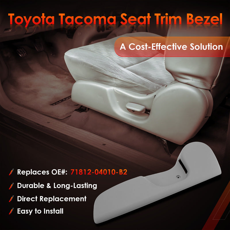 71812 04010 B2 Seat Trim Panel Bezel Cover Driver Side for Toyota Tacoma 1995 04