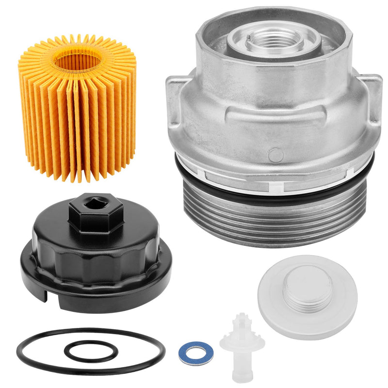 1562031060 Oil Filter Housing Cap Kit for Toyota Lexus 2005 2021 Camry 4Runner