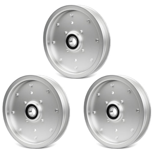 DURAFORCE AUC10172 Mower Deck Flat Idler Pulley for John Deere Z540R ZTrak 15959 3 Pack