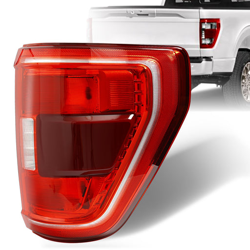 DURAFORCE Rear Right Side Tail Light Brake Lamp with Blind Spot Fit for 2021 23 Ford F150