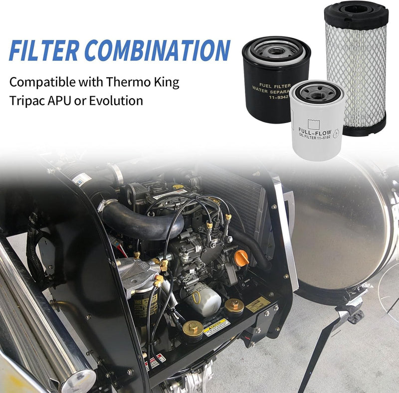 11-6182 11-9059 11-9342 Fuel Filter Set For Thermo King Tripac APU Evolution