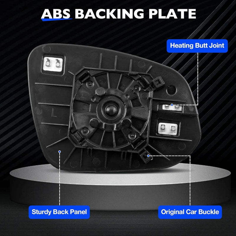 Left Right Side Heated Mirror Glass with BLIS for Toyota RAV4 Tacoma 4Runner 13-24