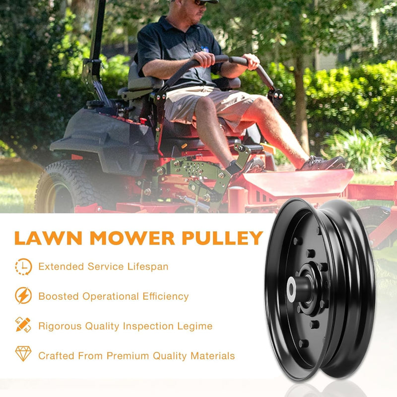 07351200 Flat Idler Pulley For Gravely Pro Turn ZT HD Ariens 48 52 60 Inch