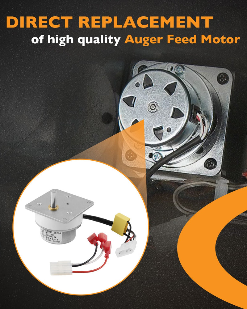 812-4421 2.4RPM Auger Pellet Stove Feed Motor for Quadra-Fire Heatilator