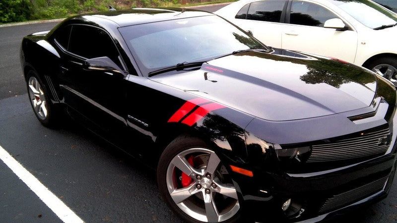 DURAFORCE 3 Dual Fender Stripe Hash Mark Decal Graphic Kit for Chevy Camaro