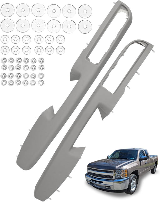 DURAFORCE Passenger And Driver Armrest Repair Kit For 10-14 Chevy Tahoe GMC Yukon XL Gray