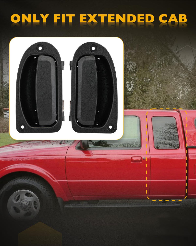 Interior Door Handles Rear Driver Passenger Side for Ford Ranger Mazda 1993 2011