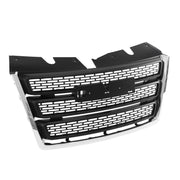 DURAFORCE Front Bumper Grille Black w/Chrome Trim For 2010-2015 GMC Terrain SLT GM1200630