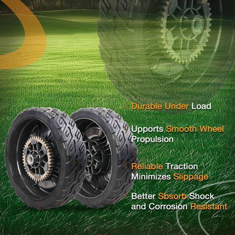 44710-VR8-N00ZA 8 Inch Front Wheels for Honda HRN216 VKA VKAA VYAA 4 Pack