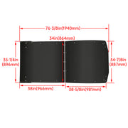 DURAFORCE Top Roof Aluminum For 2019-2021 Polaris RZR XP TURBO S / Velocity 4 seat model