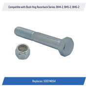DURAFORCE Grade 5 Shear Bolt Set 1 2x3 for Bush Hog Razorback Series 50074654 5 Pack