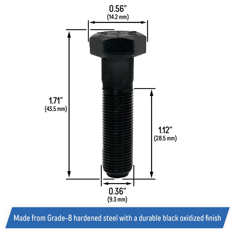 DURAFORCE 710 1044 Mower Blade Adapter Hex Bolt for MTD Craftsman TroyBuilt CubCadet 3pc