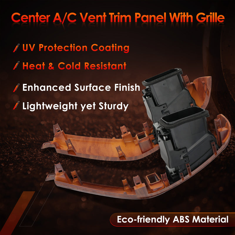 Instrument Air Vent Finish Panel Garnish for Lexus GX470 Toyota Prado 2003-2009