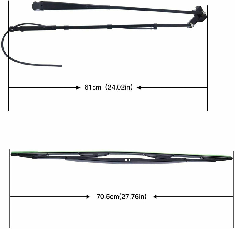 7251263 7251264 Windshield Wiper Arm and Blade Kit for Bobcat S740 S750 S770 S850