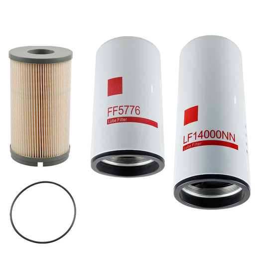 DURAFORCE LF14000NN FF5776 K37 1029 Oil Fuel Filters for Kenworth T680 T880 Peterbilt 389