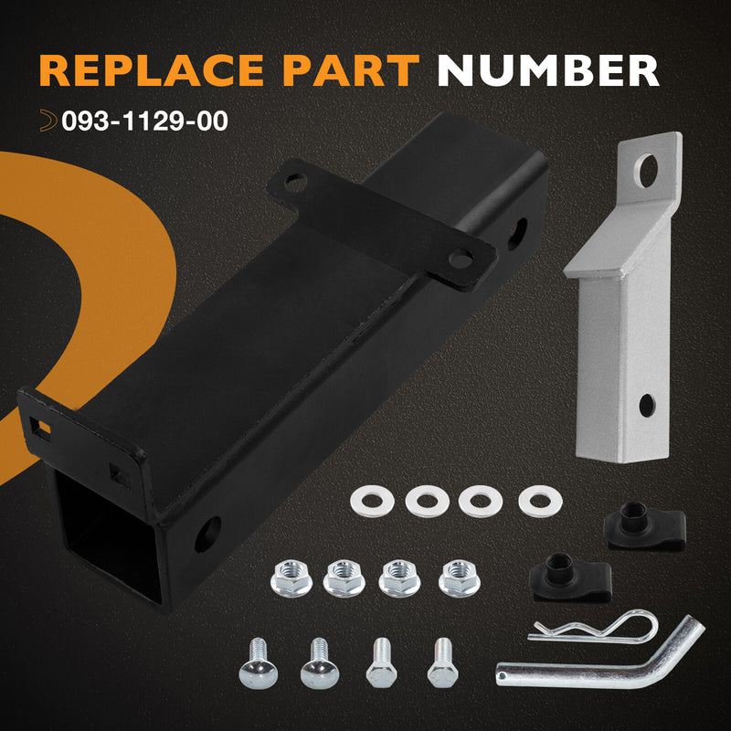 2 Inch Rear Hitch Receiver Kit for Bad Boy Rebel Rogue Renegade Mowers 2019 Plus