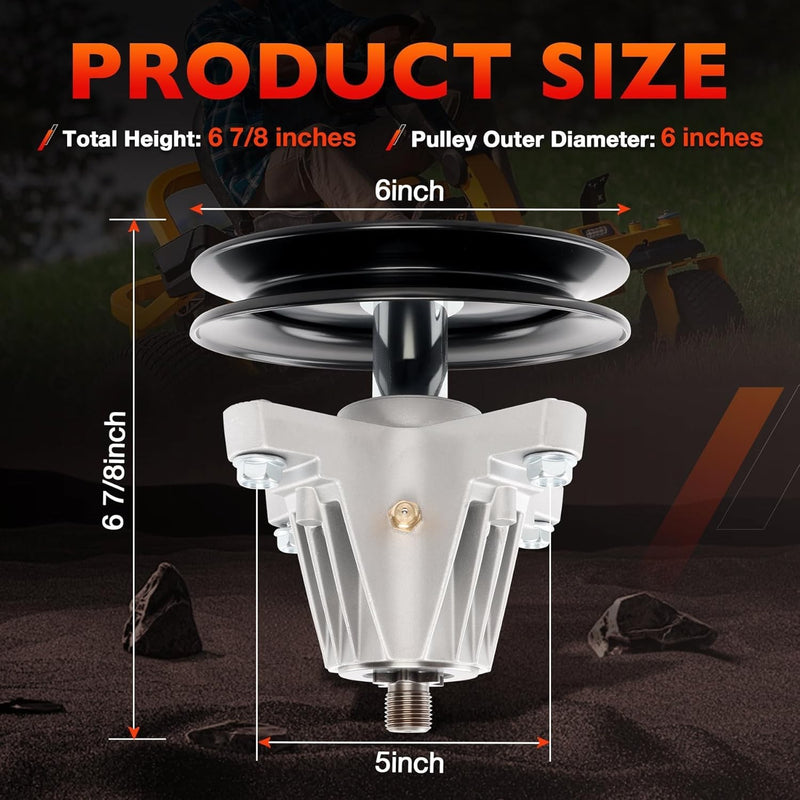 Blade Spindle Belt Idler Kit for Cub Cadet Ultima ZT2 ZTS2 ZT3 60 Inch Decks