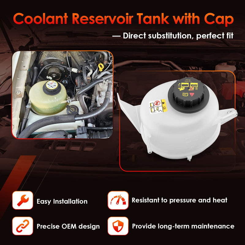 Coolant Reservoir Overflow Tank Cap for Ford Ranger Mazda B2300 2.3L L4 01 11