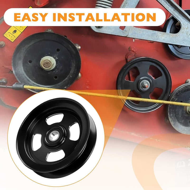 1329425 1038743 1164668 Deck Flat Idler Pulley for Exmark Lazer Z Titan Toro