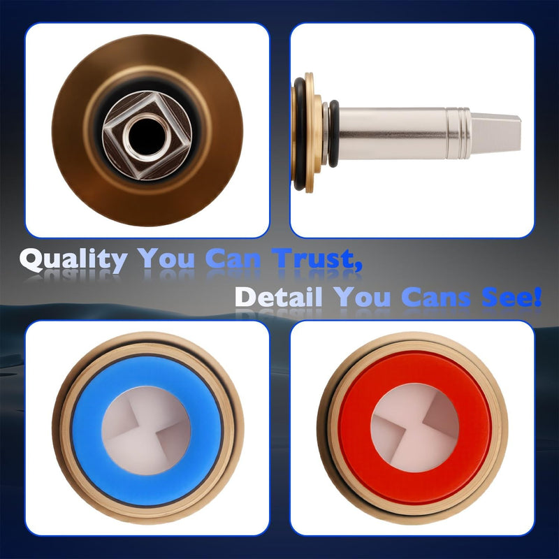 377XKRHJKABNF 1 4 Turn Hot and Cold Ceramic Faucet Cartridge Kit 377XKLHJKABNF