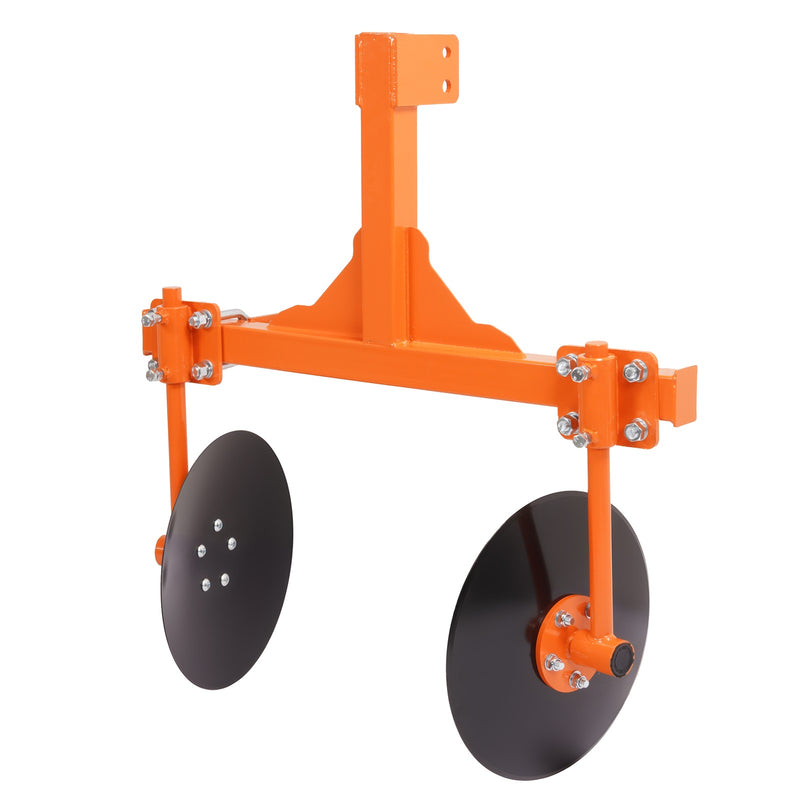 DURAFORCE Fits Cat 1 Tractors, Steel 3 Point 48" Adjustable Disc Bedder Disc Harrow