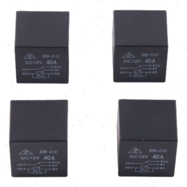 6679820 Relay Switch for Bobcat Backhoe B100 B200 B250 B300 BL275 BL370 4Pcs