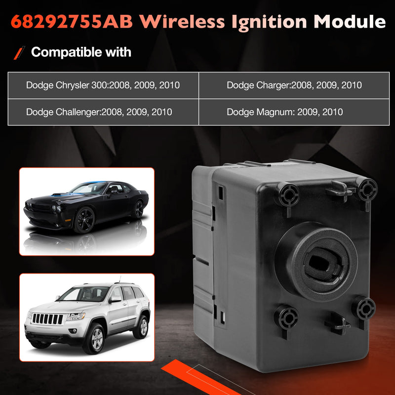 68292755AB Wireless Ignition Switch for Chrysler 300 for Dodge Charger 08 to 10