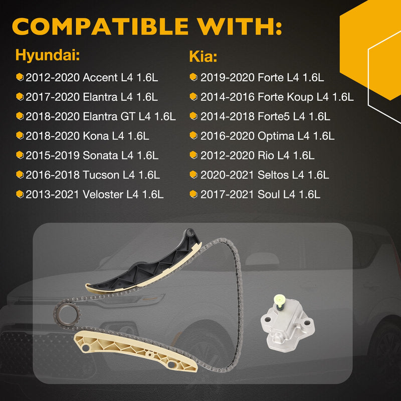 243212B620 Engine Timing Chain Kit for Hyundai Sonata Tucson for Kia Soul 1.6L