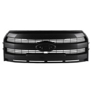 DURAFORCE King Ranch Style Front Grille W/Camera Hole Matte Black For Ford F150 2015-2017