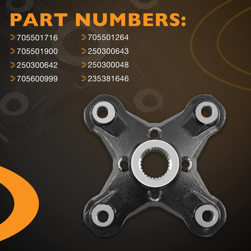 Wheel Hub Brake Rotor With Studs For Can Am Outlander 450 500 570 650 800 850 1000