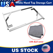 DURAFORCE White HARDTOP STORAGE CART with COVER Hard Top for Chevrolet Corvette Mercedes