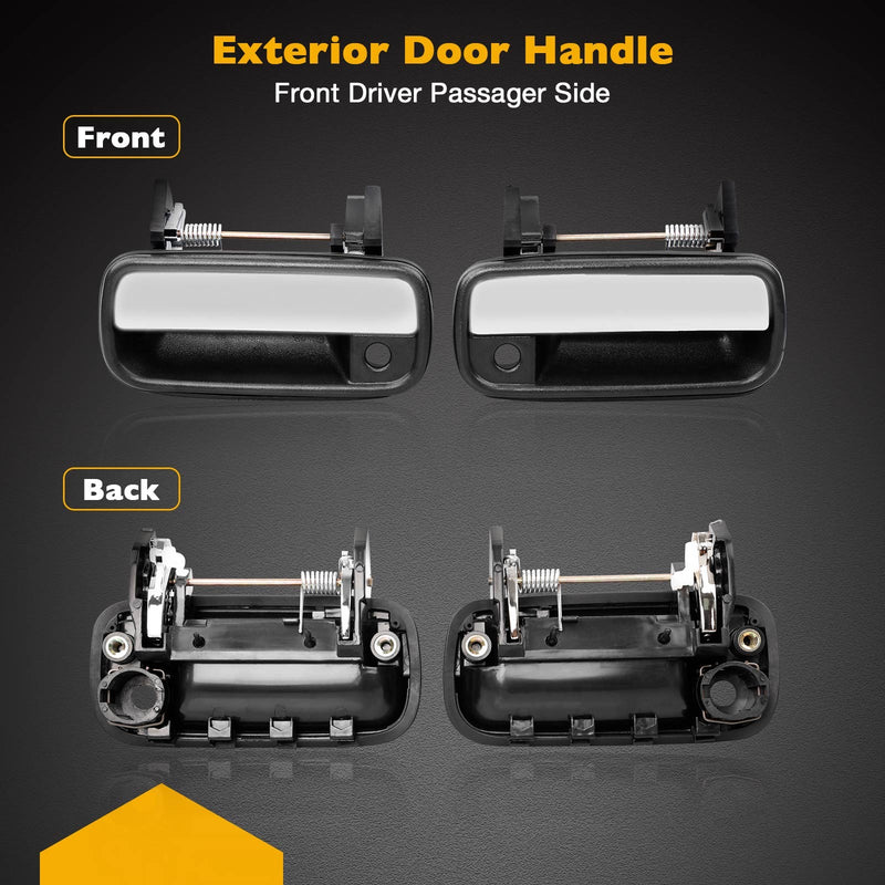6922089111 Outside Exterior Door Handle Kit for 1989-1995 Toyota Pickup 4Runner