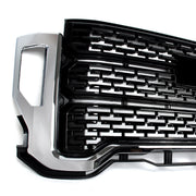 DURAFORCE Front Bumper Grille Black w/Chrome Trim Fit GMC Sierra 2500 HD/3500 HD 2020-2023