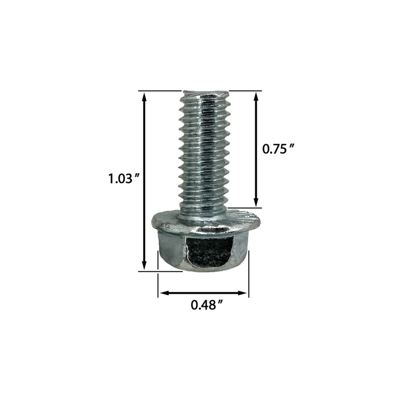 DURAFORCE 710 1260A 04484 112 0395 Spindle Bolts for Cub Cadet MTD Troy Bilt Toro 10 Pack