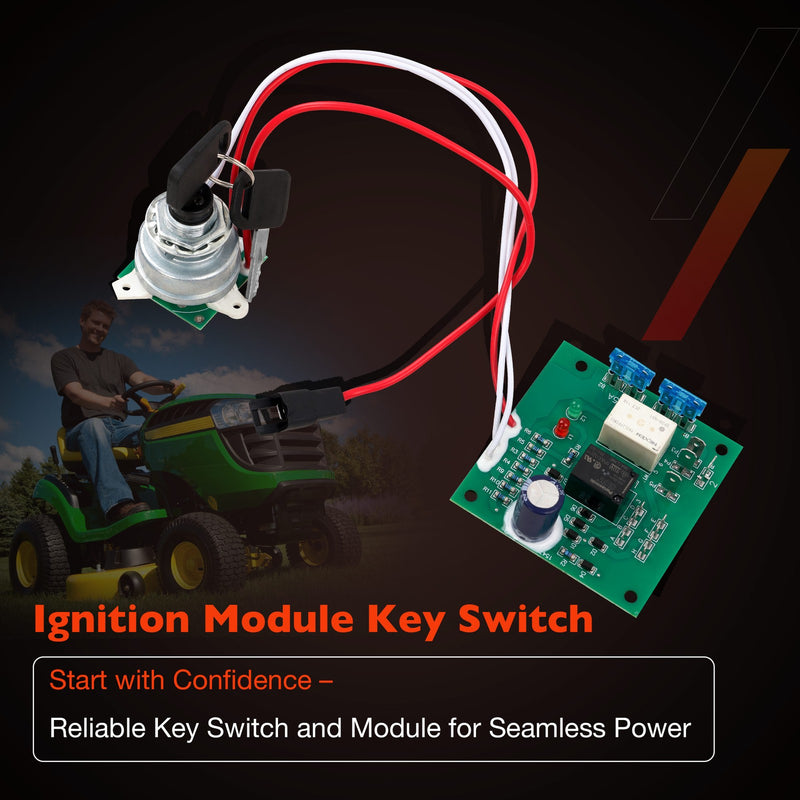 AM136681 Ignition Switch Module Keys for John Deere 415 425 445 455 AM120819