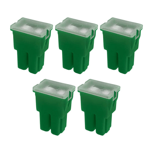 DURAFORCE 40A Straight Female Fuse Cartridge FLF PAL Auto Link for Car Truck RV SUV 5pk