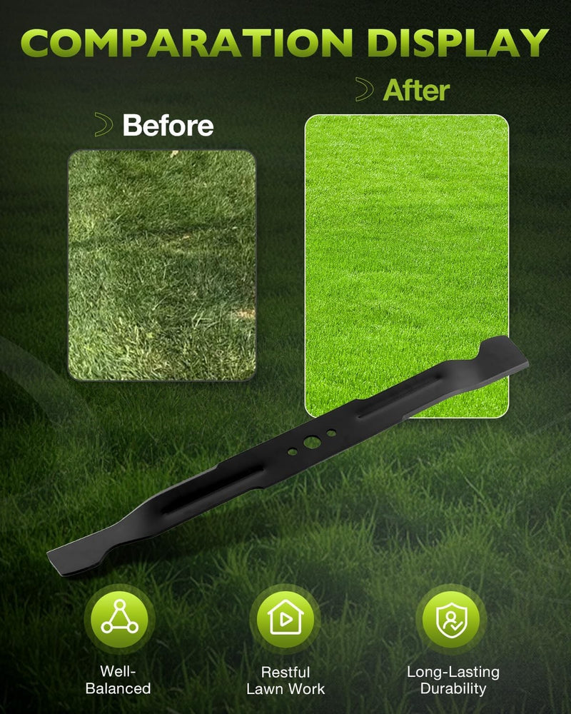 AB4200D 21 Inch Deck Blade For EGO Power Plus 42 Z6 Zero Turn Mower ZT4204L 2Pcs