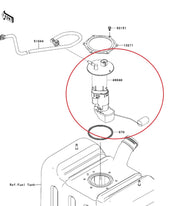 DURAFORCE 49040-0718 Fuel Pump Assembly for Kawasaki Mule Teryx 2009 to 2020