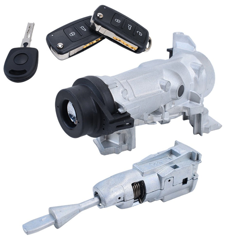 NEW Ignition Switch Door Lock Cylinder 2006 2018 With Remote Key for VW Jetta